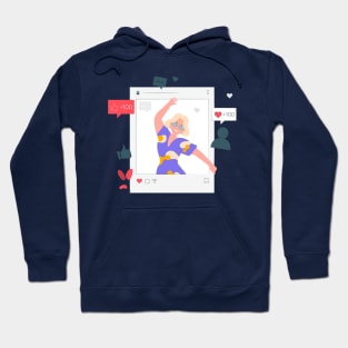 Social Media Illustration Hoodie